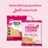 Justine's Protein Cookie Raspberry White Choc Chip 60g