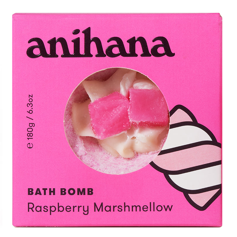 Anihana Bath Bomb Raspberry Marshmellow 180g
