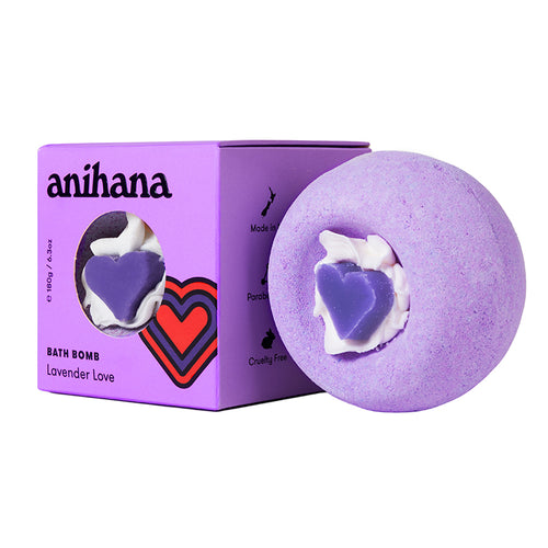 Anihana Bath Bomb Lavender Love 180g