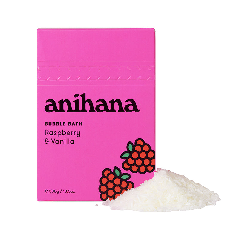Anihana Bubble Bath Raspberry & Vanilla 300g