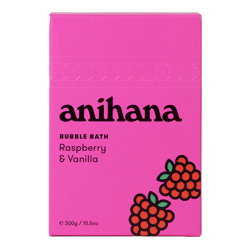 Anihana Bubble Bath Raspberry & Vanilla 300g