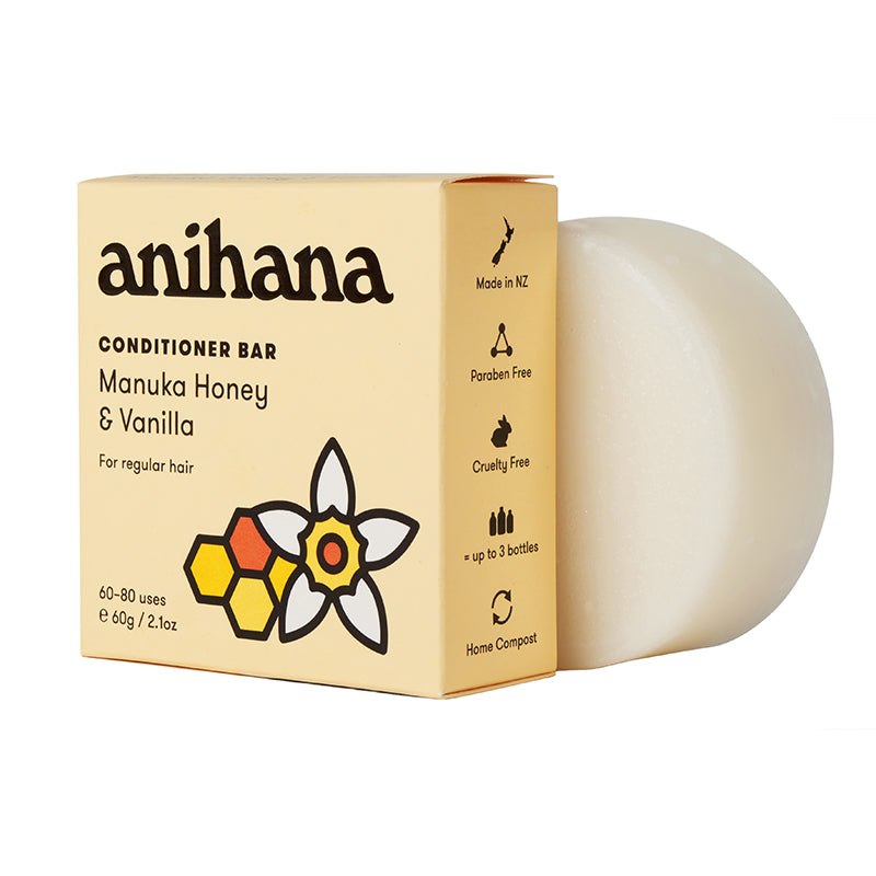 Anihana Conditioner Bar Manuka Honey & Vanilla 60g