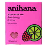 Anihana Body Wash Bar Raspberry & Lime 80g