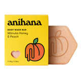 Anihana Body Wash Bar Manuka Honey & Peach 80 g
