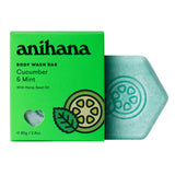 Anihana Body Wash Bar Cucumber & Mint 80g