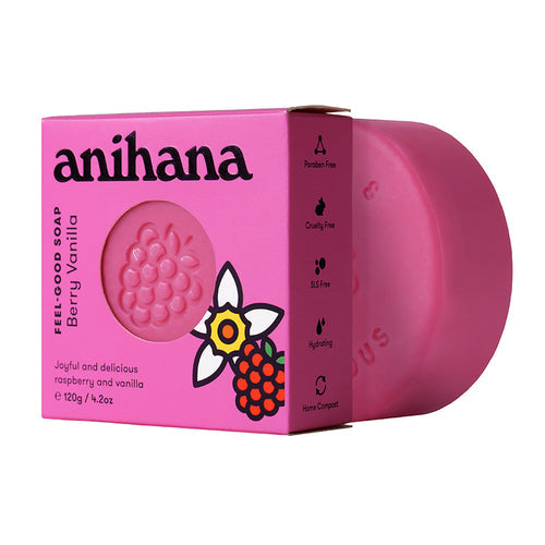 Anihana Feel-Good Soap Berry Vanilla 120g