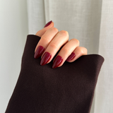 Pressing Nails Red Wine Gel
