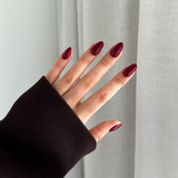 Pressing Nails Red Wine Gel