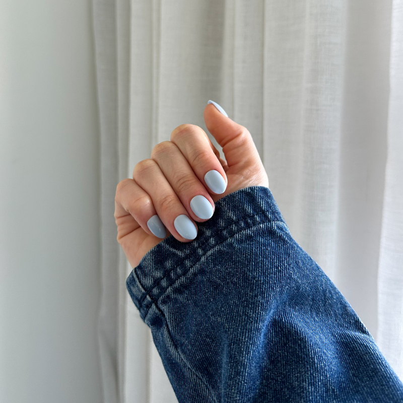 Pressing Nails Sky Extra Short Gel