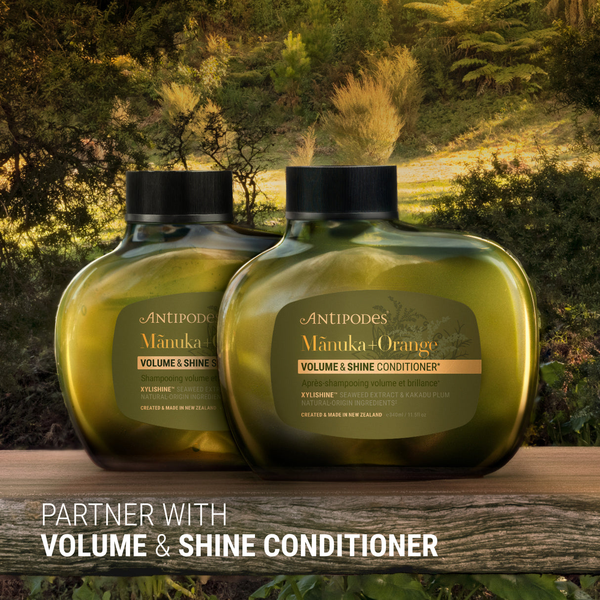 Antipodes Mᾱnuka+ Orange Volume & Shine Shampoo 340ml
