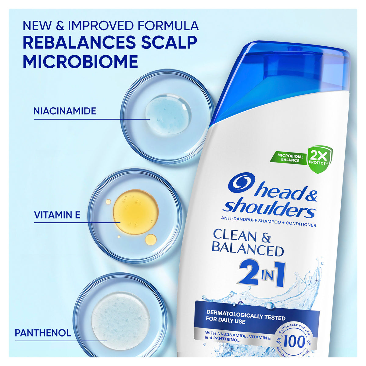 Head & Shoulders Clean & Balanced 2in1 350ml