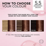 L'Oréal Paris Excellence Crème Permanent Hair Colour - 5.5 Mahogany Brown