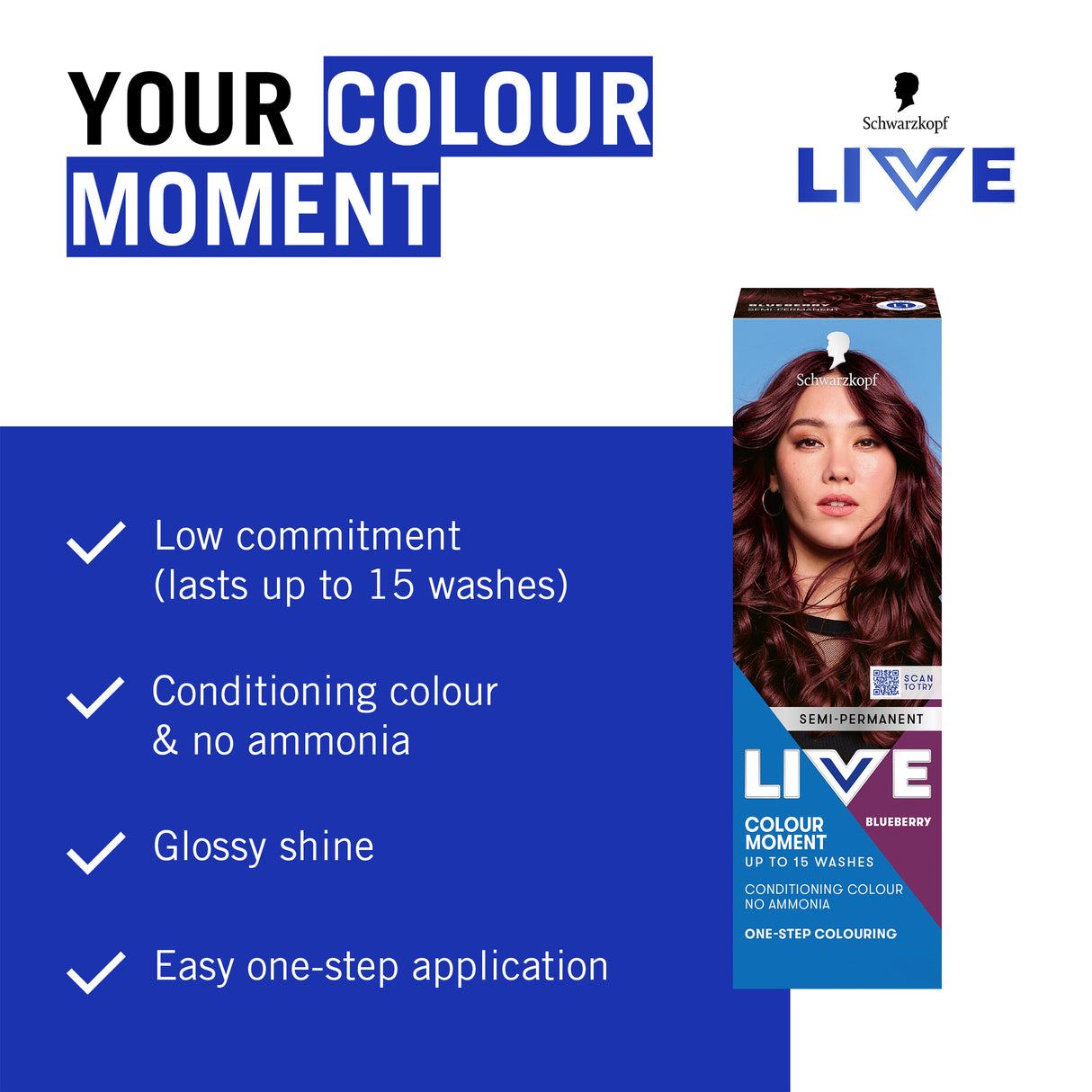 Schwarzkopf Live Colour Blueberry 75mL