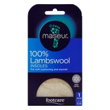 Footcare Lambswool Cushioned Shoe Insoles, 1 pair
