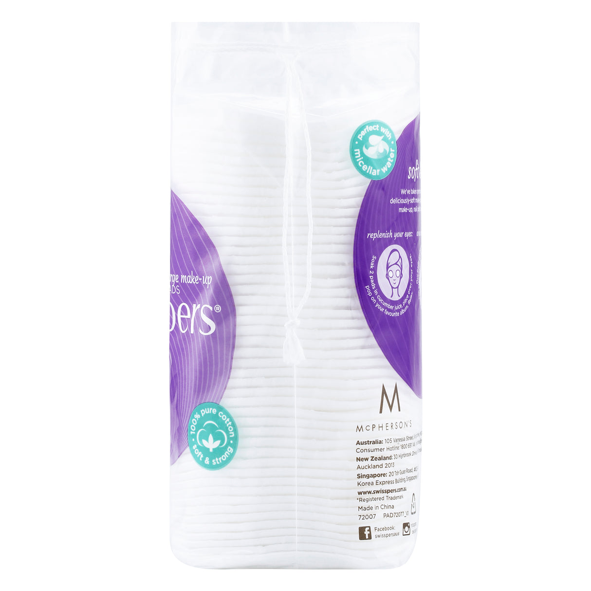 SWISSPERS Make-Up Pads Large 50's