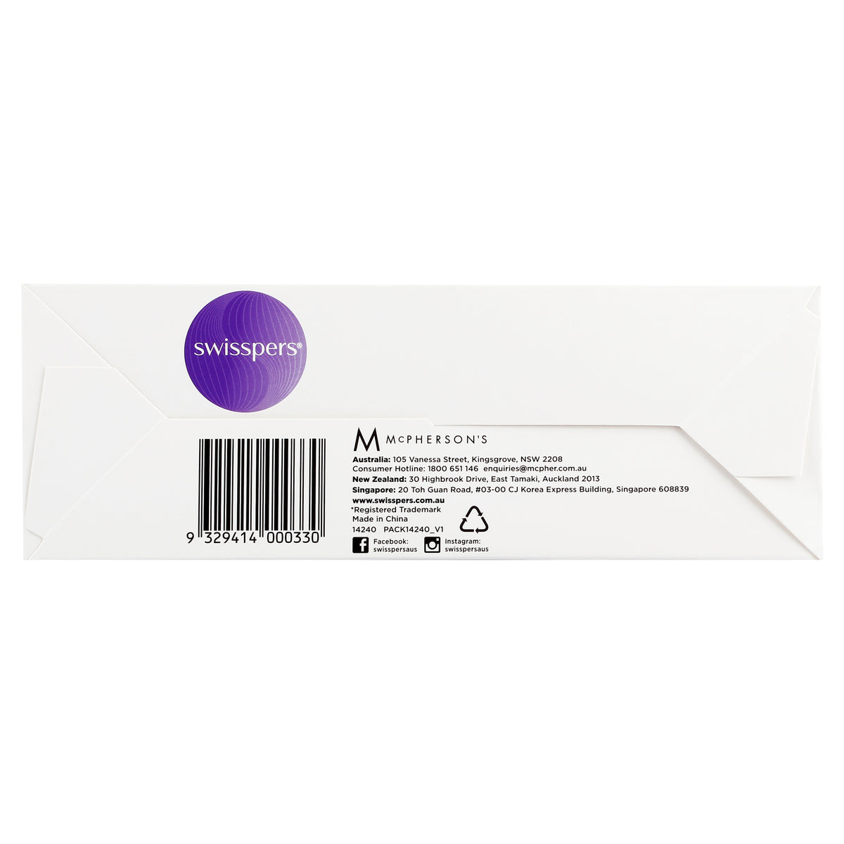 Swisspers Cotton Squares 150's
