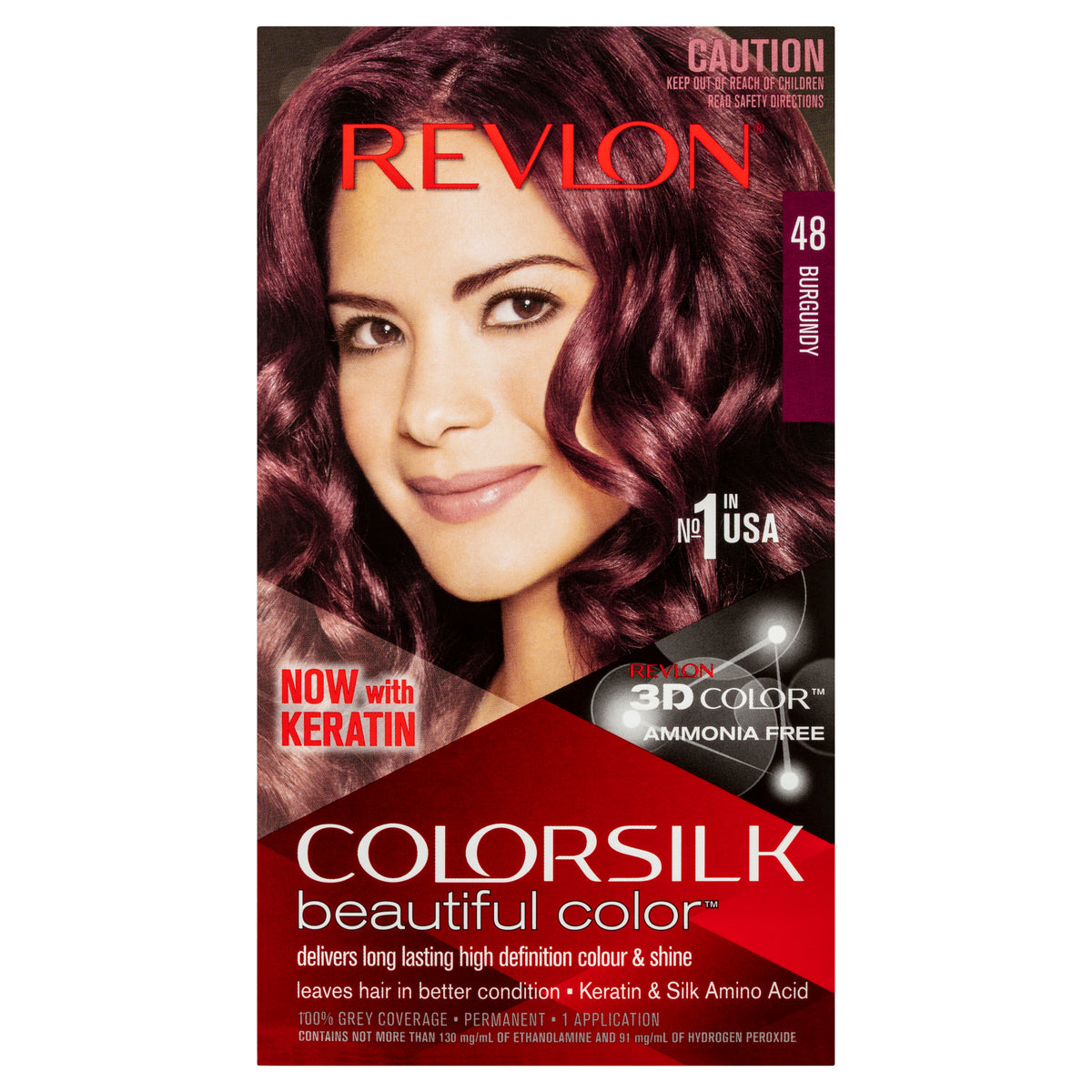 Revlon ColorSilk Beautiful Color 48 Burgundy