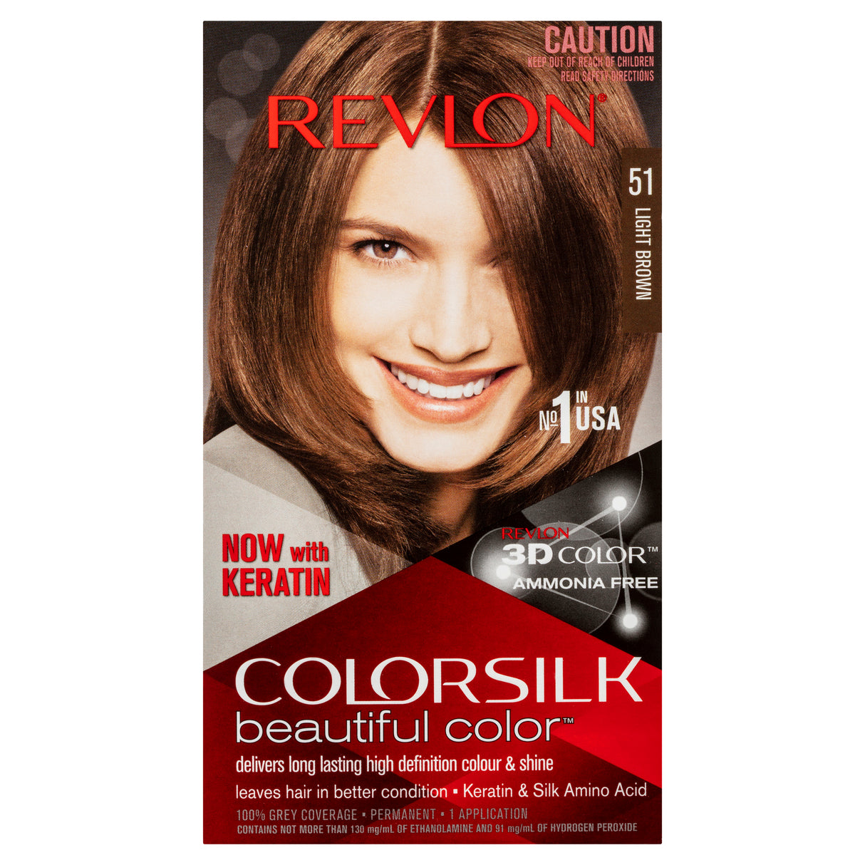 Revlon Colorsilk Beautiful Color 51 Light Brown
