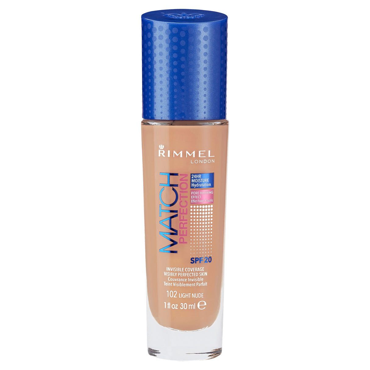 Rimmel London, Match Perfection Foundation, Light Nude, 30ml