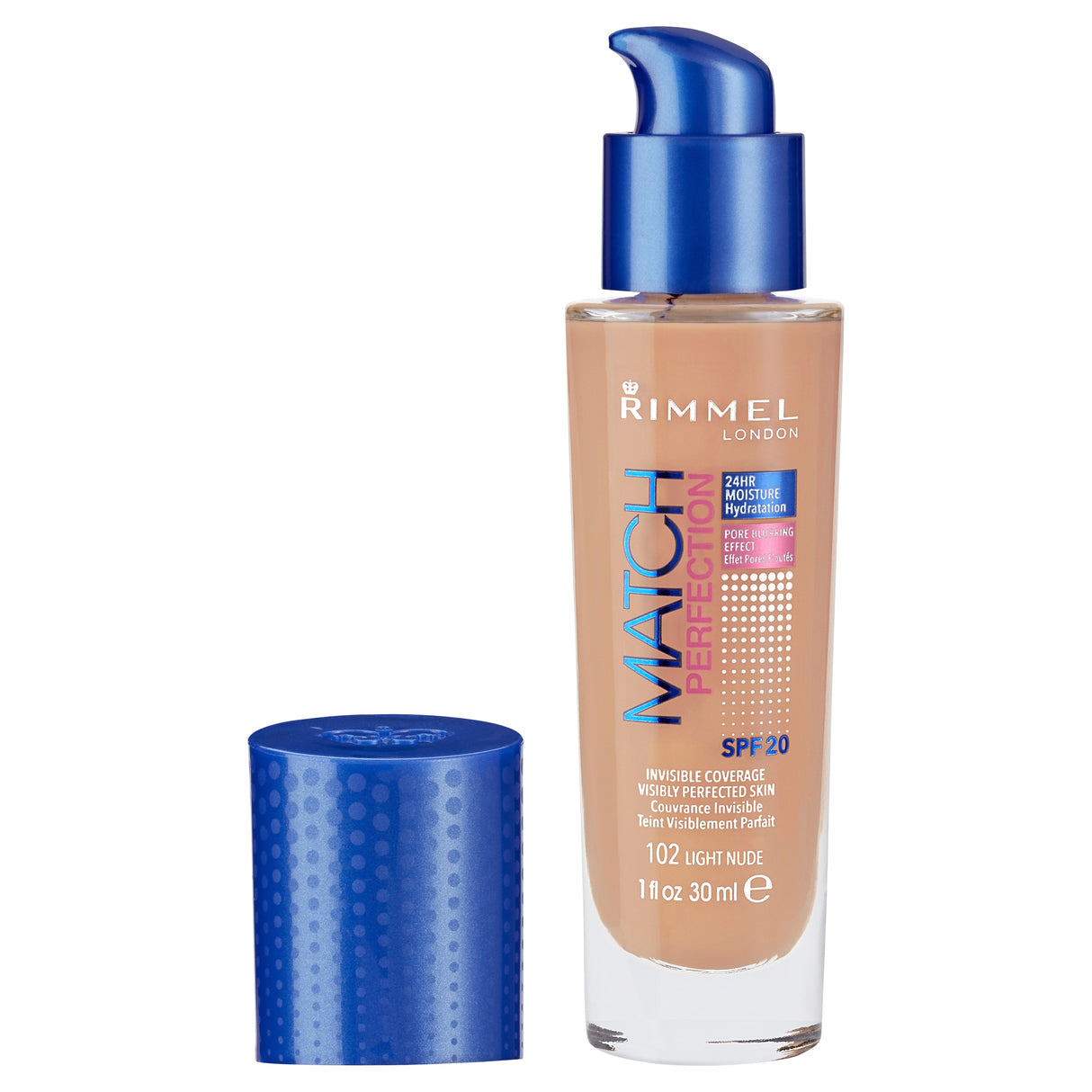 Rimmel London, Match Perfection Foundation, Light Nude, 30ml