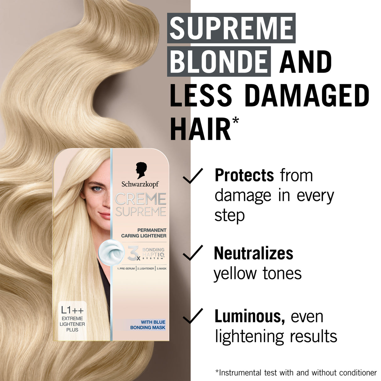 Schwarzkopf Creme Supreme L1++ Extreme Lightener Plus