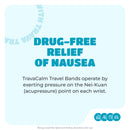 TRAVACALM Kids Nausea Cntrl Band 1pr