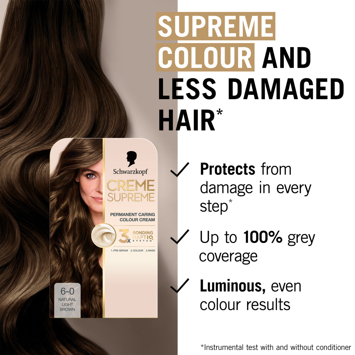 Schwarzkopf Creme Supreme 6-0 Natural Light Brown