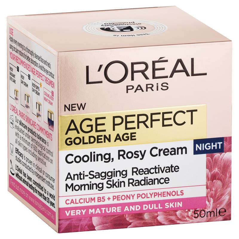 Loreal Paris Age Perfect Golden Age Rosy Night Cream 50ml