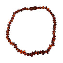 Amber 14/15in Baby Teething Necklace Light Cognac