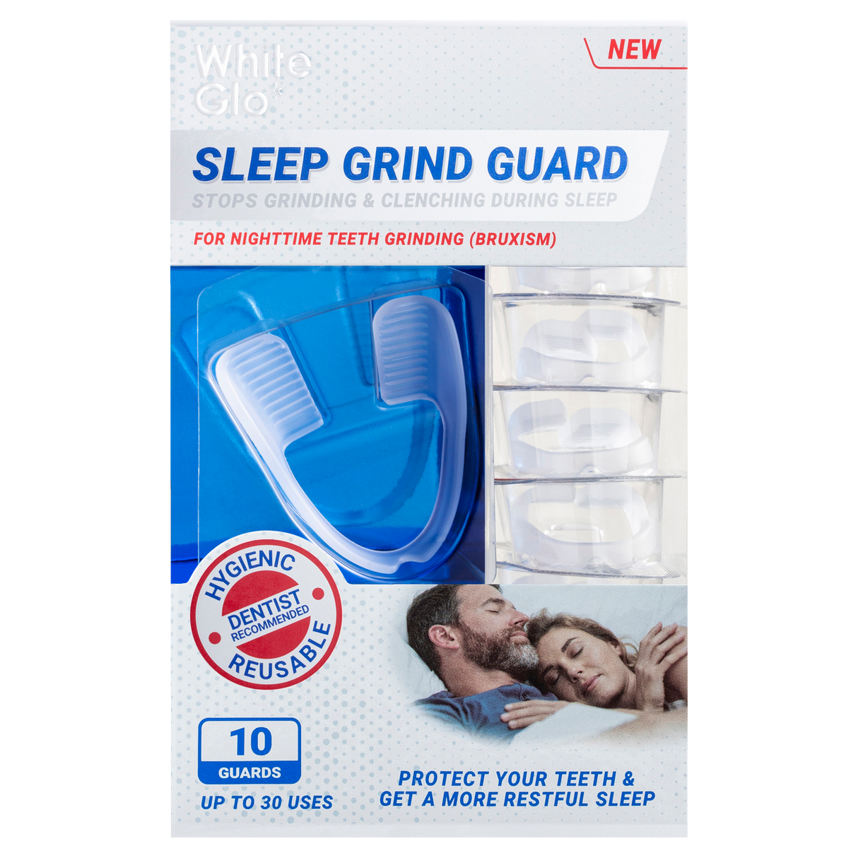 White Glo Night Guard For Grinding Teeth