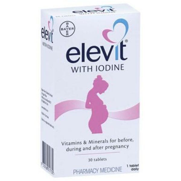 Elevit Iodine Pregnancy Support 30 Tablets