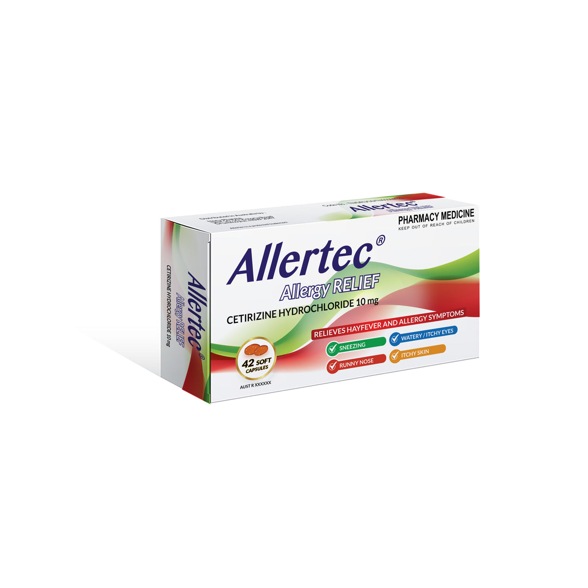 ALLERTEC Allergy Relief Cetirizine 10mg 42s