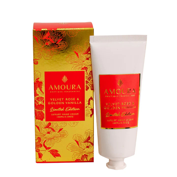 Amoura Hand Cream Velvet Rose & Golden Vanilla 100ml