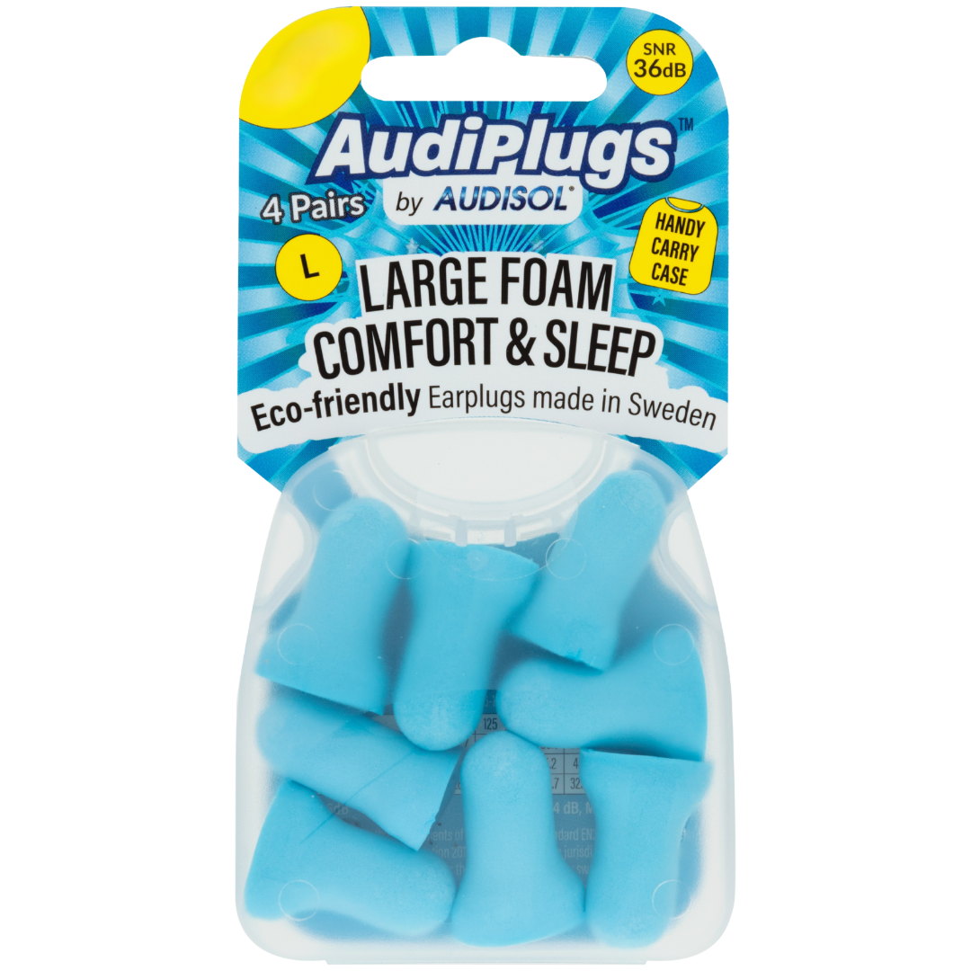 Audiplugs Large Foam Comfort & Sleep