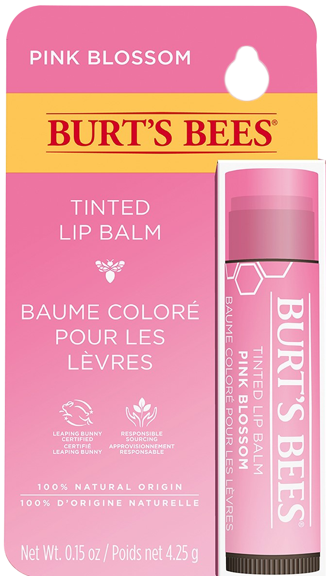 Burt's Bees Tinted Lip Balm Pink Blossom