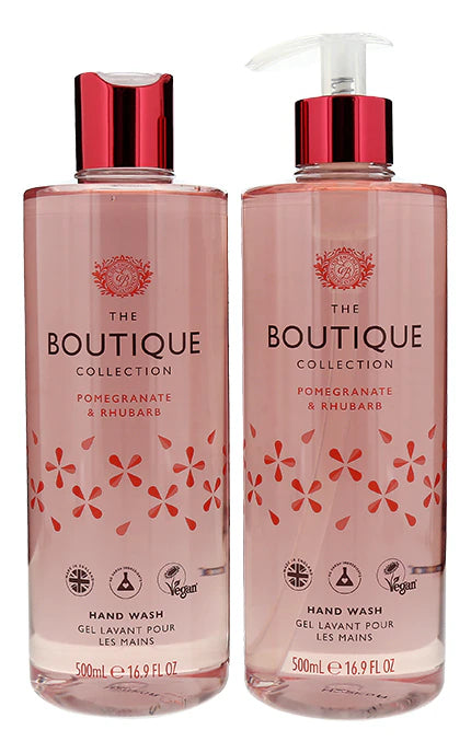 The Boutique Collection 2 pack Handwash Pomegranate & Rhubarb
