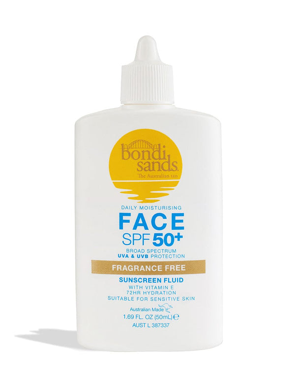 Bondi's Fragrance Free Face Fluid SPF50 50ml