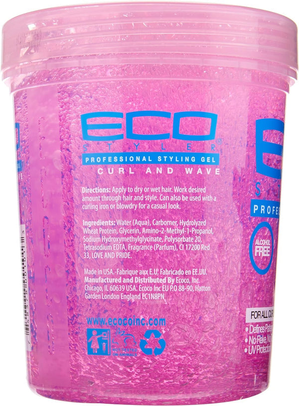 Eco Style Curl & Wave Styling Gel 473ml