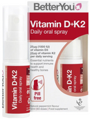 Better You D1000+K2 Vitamin D Oral Spray 12ml