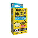 Brightwipe Lens Cleaning Antifog Wipes 20 Pack