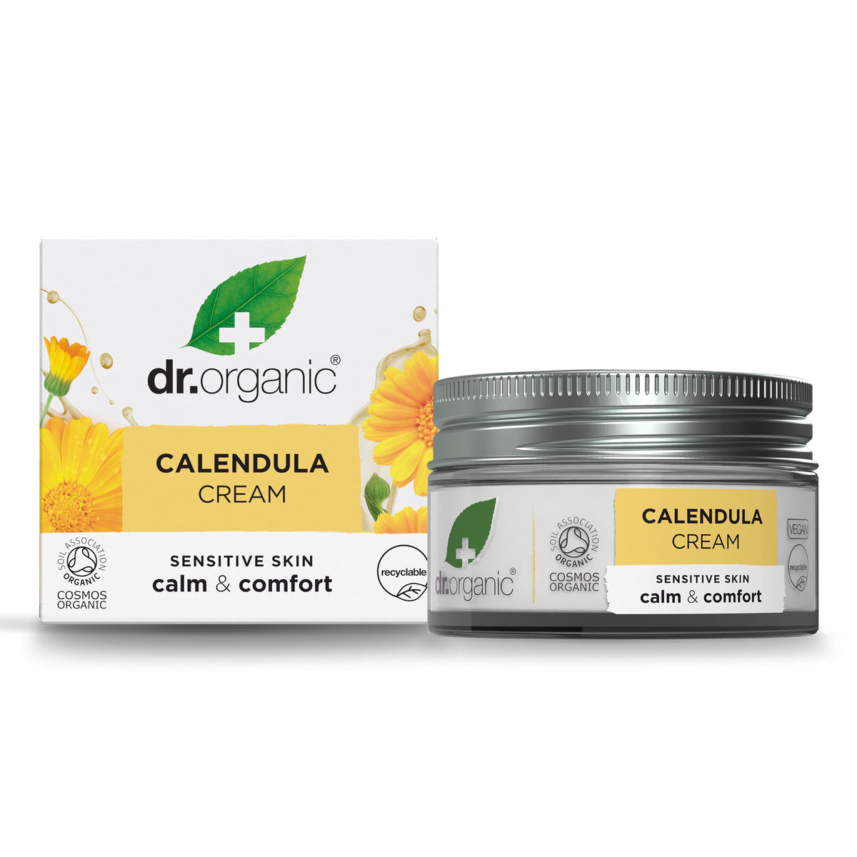 Dr. Organic Calendula Fragrance Free Moiturising Cream 50ml