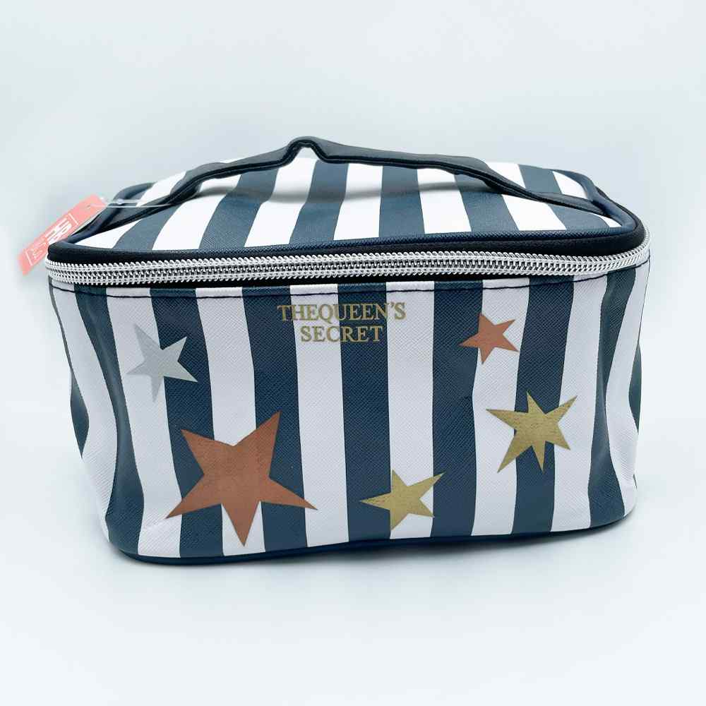 Cosmetic Case Stars & Stripe Navy