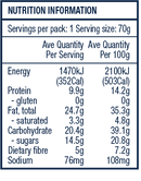 The Crafty Weka Bar Nutty Caramel 70g