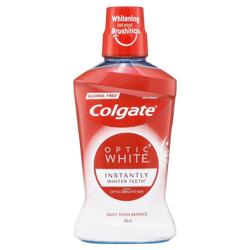 Colgate Optic White Mouthwash 500ml