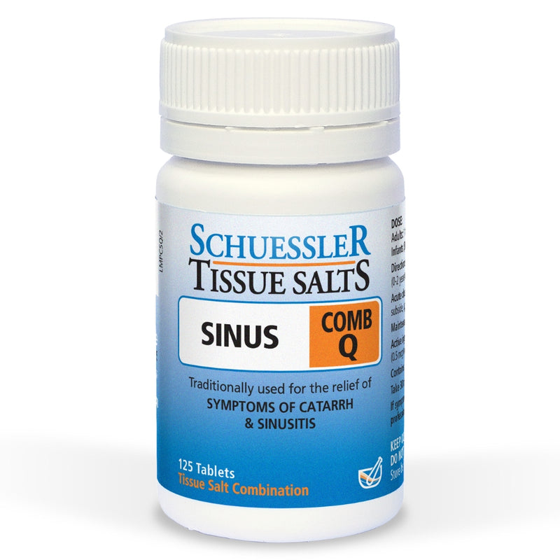 Dr Schuessler Comb Q 6X Tissue Salts 125 Tablets
