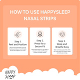 Happy Sleep Nasal Strips  - Clear