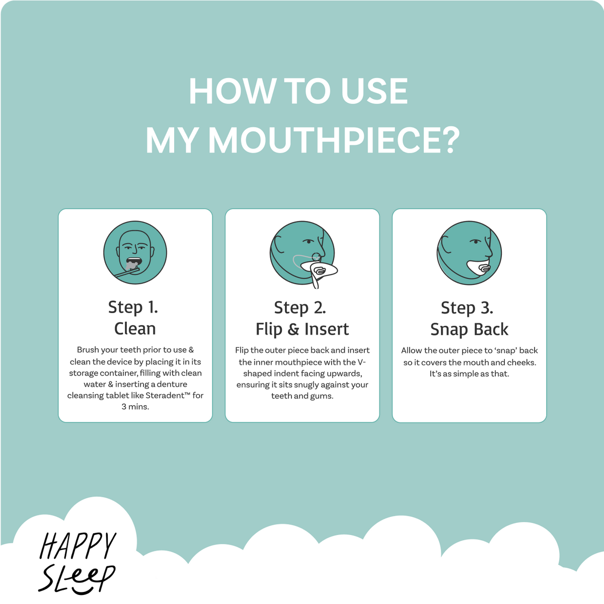 Happy Sleep Teeth Grinding Mouthpiece