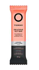 Tropeaka Goodness Gut Bar Caramel Chocolate Fudge 50g