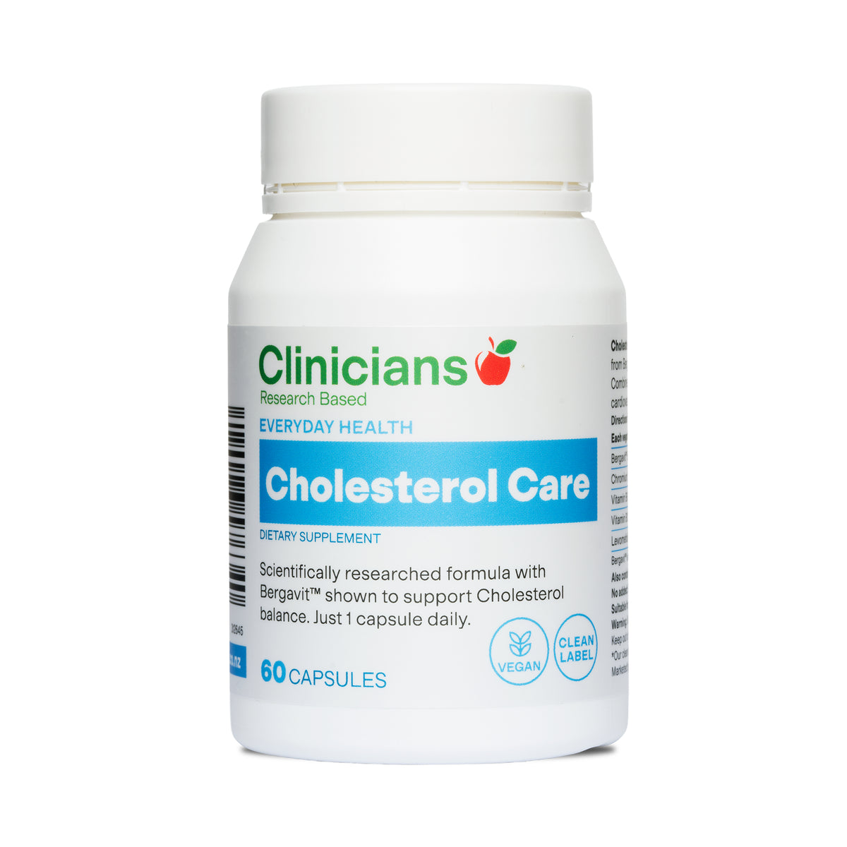 Clinicians Cholesterol Care 60 Vcaps