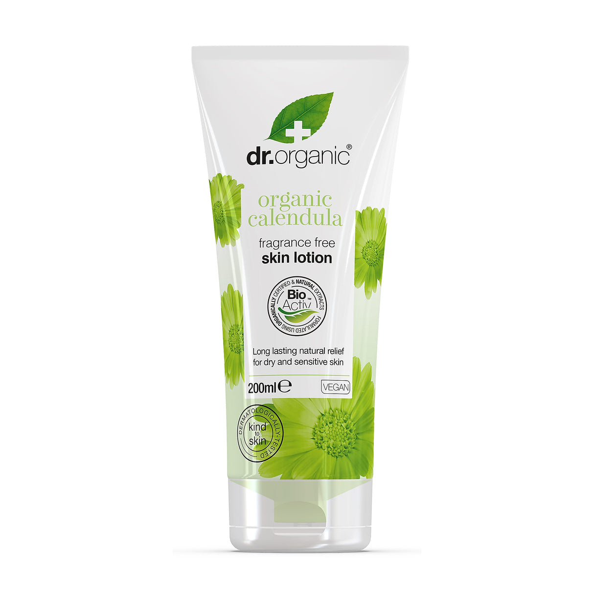 Dr. Organic Calendula Skin Lotion Fragrance Free 200ml